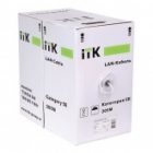 Кабель витая пара ITK неэкранированный U/UTP 4х2х24AWG cat 5e solid серый [305м] (провод для интернета) изображение 3