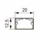 Кабель-канал Legrand DLPlus 20х12,5 без перегородки (кабельный короб) изображение 2