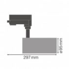 Светильник трековый светодиодный Ledvance Track SP D95 55W 4000K 90RA NFL 24° 4200Lm Black 3ф. изображение 2