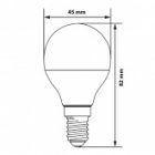 Лампа светодиодная шарик Feron LB-95 G45 7W 4000K 220V E27 холодный свет изображение 3