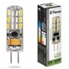 Лампа светодиодная капсула Feron LB-420 2W 4000K 12V G4 160Lm 10x36mm белый свет изображение 2