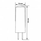 Лампа светодиодная капсула Feron LB-420 2W 4000K 12V G4 160Lm 10x36mm белый свет изображение 3
