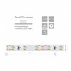 Светодиодная лента Feron LS603 60SMD(3528) 4.8W/m 12V IP20 5000х8х0.22mm теплый белый изображение 2