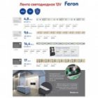 Светодиодная лента Feron LS603 60SMD(3528) 4.8W/m 12V IP20 5000х8х0.22mm синий изображение 12
