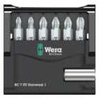 Набор крестовых бит Wera Pozidriv с битодержателем 7 предметов Bit-Check 7 PZ Universal 1 изображение 2