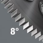Отвертка Wera ручка-держатель с трещоткой и патроном Rapidaptor для бит 1/4 дюйма Kraftform 816 RA изображение 8