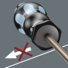 Отвертка крестовая нержавеющая сталь Wera Pozidriv PZ 1 x 80mm Kraftform Edelstahl 3355 PZ изображение 8