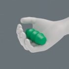 Шлицевая ударная отвертка Wera 0.6 x 3.5 x 80mm Kraftform Plus 932 A изображение 6