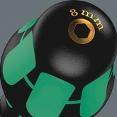 Отвертка-торцовый ключ с гибким стержнем Wera 8.0mm x 167mm Kraftform Plus 391 изображение 6