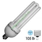 Лампа энергосберегающая ESL 4U17 105W 6400K E27 5800lm d88x330mm холодная изображение 1