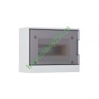 Щиток настенный ABB Basic E 8М серая прозрачная дверь (с клеммами) BEW402208 изображение 2