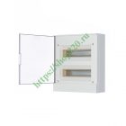 Шкаф настенный ABB Basic E 24М (2x12) серая прозрачная дверь (с клеммами) BEW402224 изображение 3