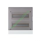 Шкаф настенный ABB Basic E 24М (2x12) серая прозрачная дверь (с клеммами) BEW402224 изображение 4