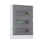 Шкаф настенный ABB Basic E 36М (3x12) серая прозрачная дверь (с клеммами) BEW402236 изображение 2