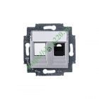 Розетка информационная ABB Levit RJ45 категория 5e и заглушка серебро (5014H-A51017 70W) изображение 4
