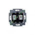 Розетка информационная ABB Levit двойная 2хRJ45 категория 5e белый (5014H-A51018 03W) изображение 5