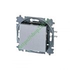 Выключатель одноклавишный ABB Levit серебро / дымчатый черный (3559H-A01445 70W) изображение 2