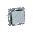 Выключатель одноклавишный ABB Levit серебро / дымчатый черный (3559H-A01445 70W) изображение 3