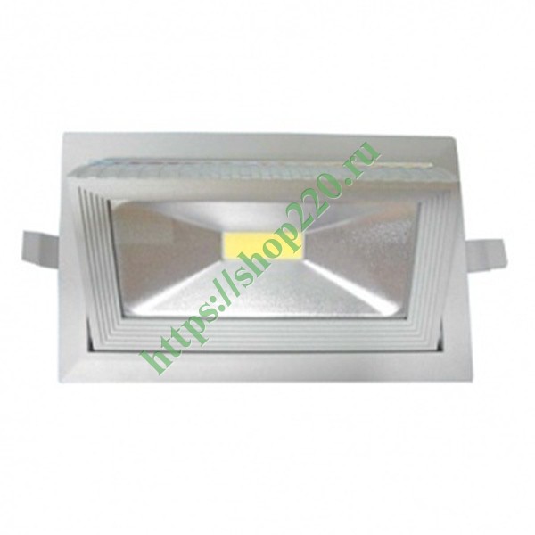 Светодиодный светильник поворотный downlight FL-LED DLD 30W 4200K 2600lm 235x145 h135mm