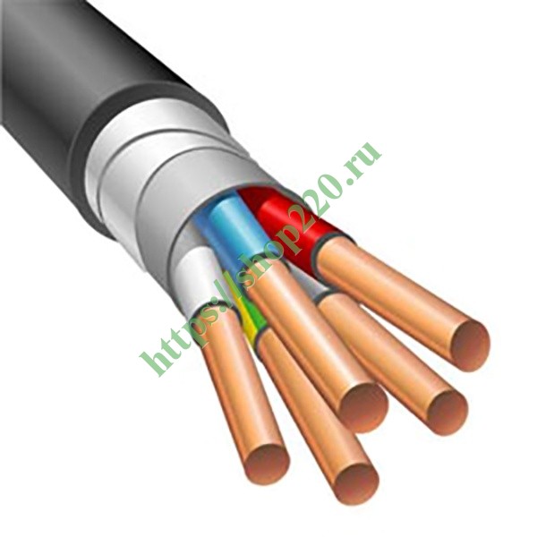 Кабель силовой бронированный ВБШв 5х2,5 ГОСТ 31996 (Электрокабель НН ...
