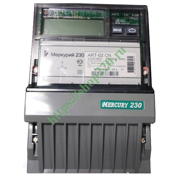 Электросчетчик Меркурий-230 ART-02CN 10-100А 230/400В многотарифный CAN .