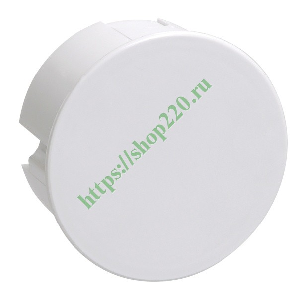 Коробка КМ41004 d80x40мм распаячная для твердых стен (с крышкой) IEK ...