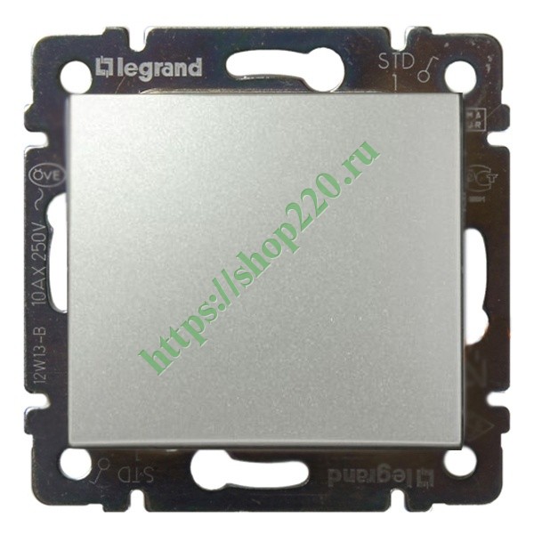 Механизмы Legrand Valena Classic алюминий купить в Москве не дорого с ...