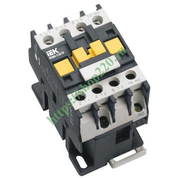 Контактор КМИ-11810 18А 230В/АС3 1НО ИЭК KKM11-018-230-10 купить по ...