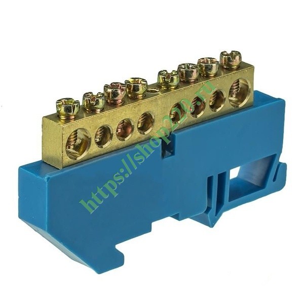 Шина N ноль на DIN-изол ШНИ-6х9-8-Д-С ИЭК YNN10-69-8D-K07 купить по ...