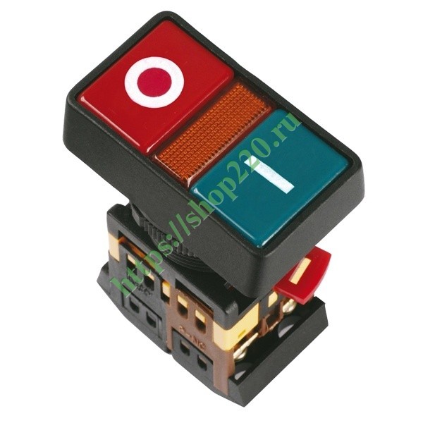 Кнопка РPBB-30N I-O d30мм неон/240В 1НО+1НЗ ИЭК BBD20-PPBB-K51 купить ...
