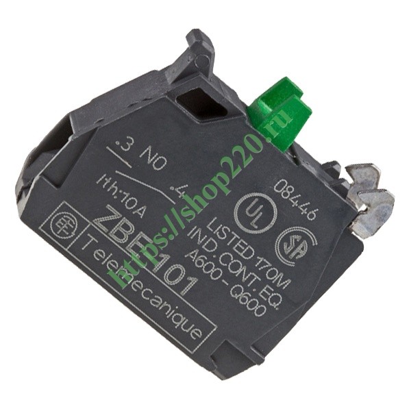 Купить Контактный блок Schneider Electric ZBE101 1НО ZBE101 по цене 353 ...