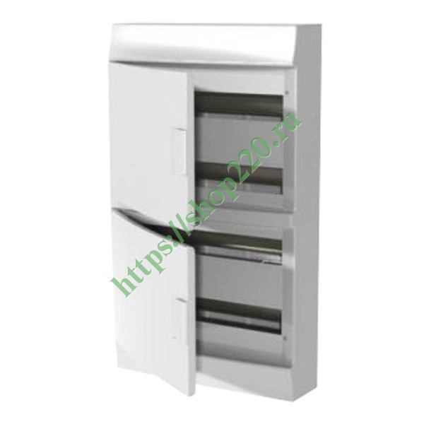 Шкаф настенный ABB Mistral41 72М (4x18) непрозрачная дверь с винтовым ...