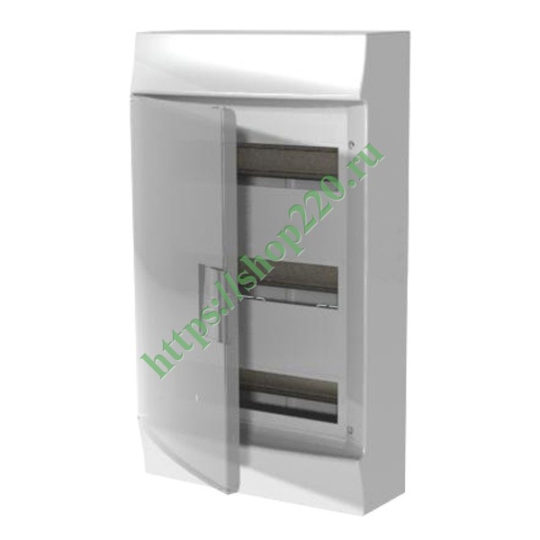 Шкаф настенный ABB Mistral41 36М (3x12) прозрачная дверь с винтовым клеммным блоком 41P12X32B