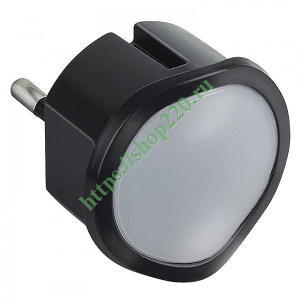 Ночник Legrand со встроенным светорегулятором 230В - 0,06Вт черный
