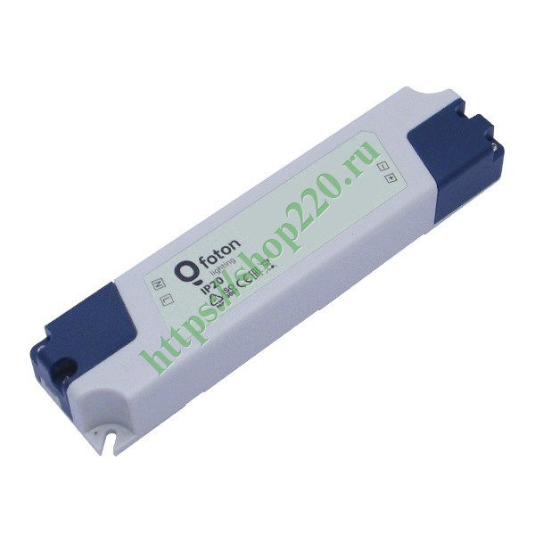 Блок питания FL-PS SLPC12015 15W 12V IP20 для светодидной ленты 100х29х22мм 55г пластик.