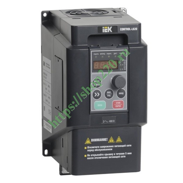 Преобразователь частоты CONTROL-L620 380В, 3Ф 2,2-4 kW IEK