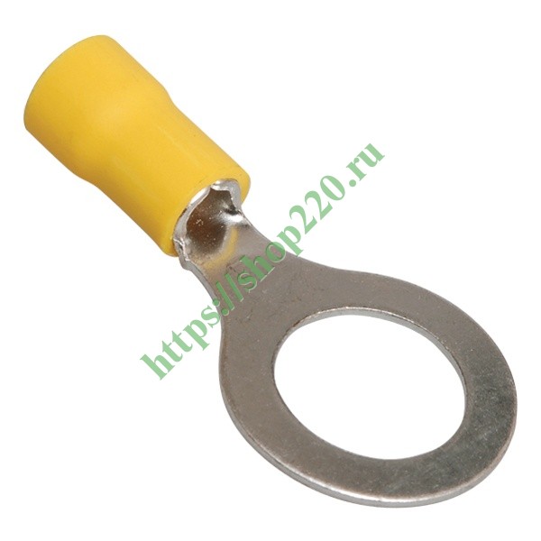 Наконечник НКИ 5.5-6 кольцо 4-6мм жёлтый [уп.100шт] ИЭК UNL20-006-6-6 ...