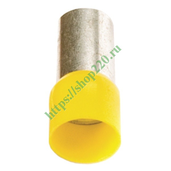 Наконечник-гильза изолированный НШВИ 6,0-14мм желтый [уп.100шт] DKC ...
