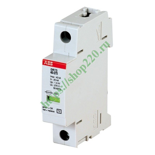 Ограничитель перенапряжения УЗИП ABB серии OVR купить в Москве не ...