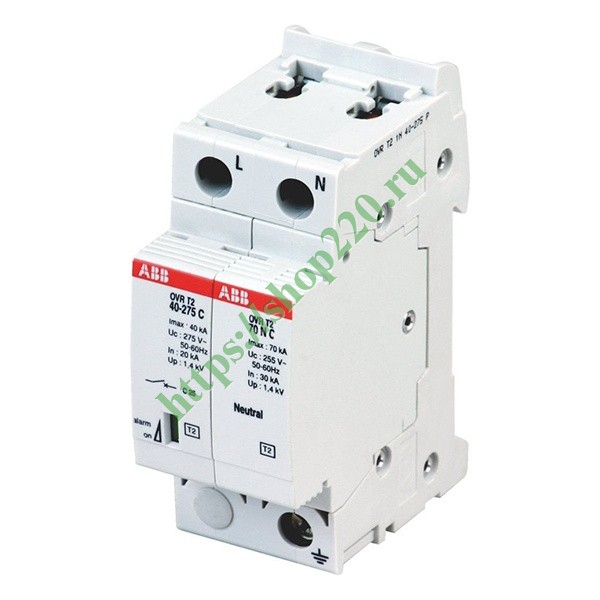 Ограничитель перенапряжения УЗИП ABB серии OVR купить в Москве не ...