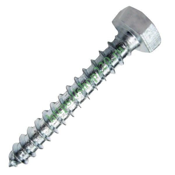 Купить Шуруп-глухарь 6х60 по дереву с шестигранной головкой ...