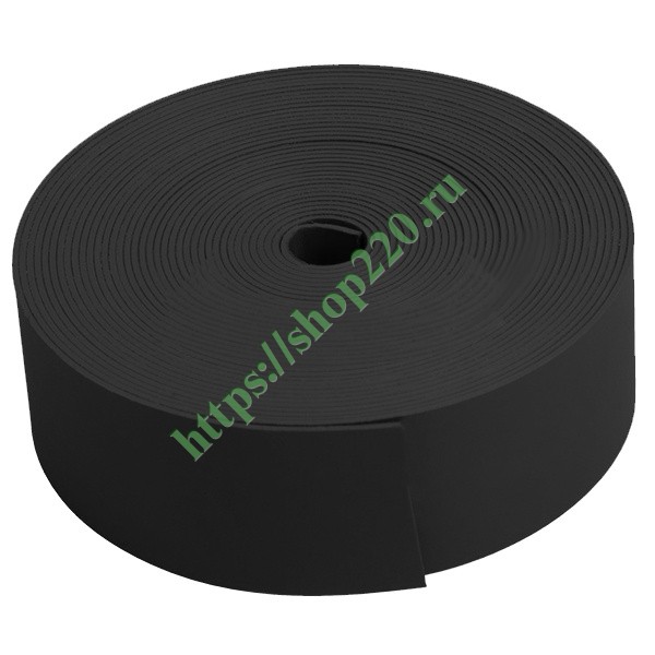 Термоусаживаемая лента с клеевым слоем Rexant ТЛ-0,8 25 мм черная 5 метров