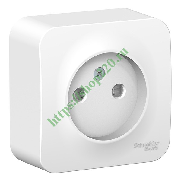 Розетка компьютерная schneider electric blanca blnia045001 открытая установка белая