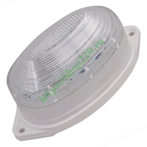 Лампа-строб накладная 30 LED белая 109x60x44mm (20 млн. вспышек)