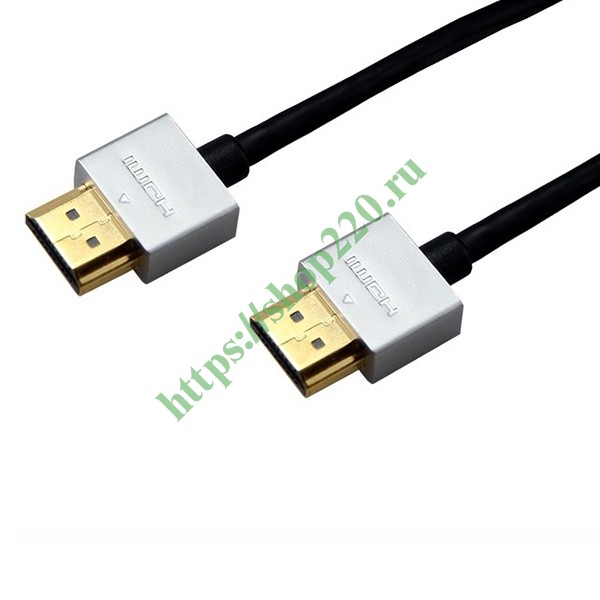 Шнур HDMI-HDMI gold 0.5М Ultra Slim