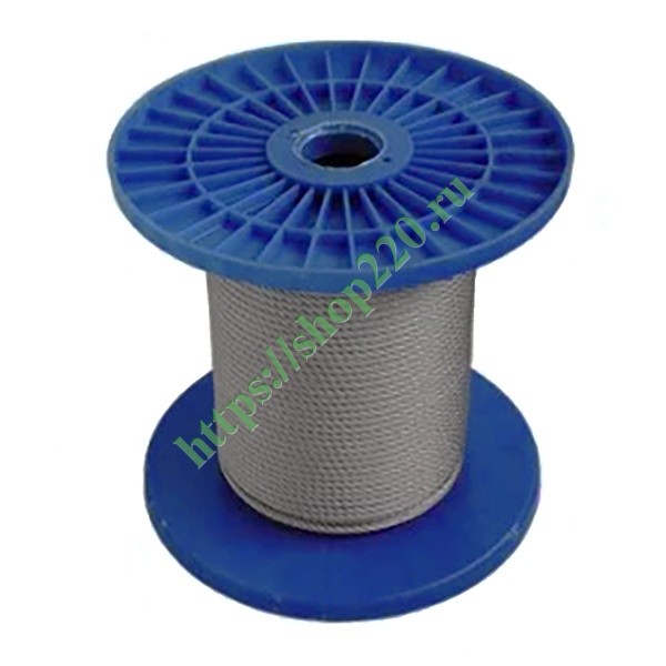 Трос стальной, толщина 3 мм уп. 200м CM625503 купить по недорогой цене ...