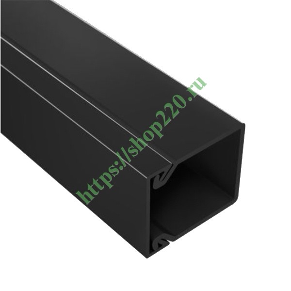 Купить Короб с крышкой чёрный DKC TA-EN 25x30 с плоской основой DKC In ...