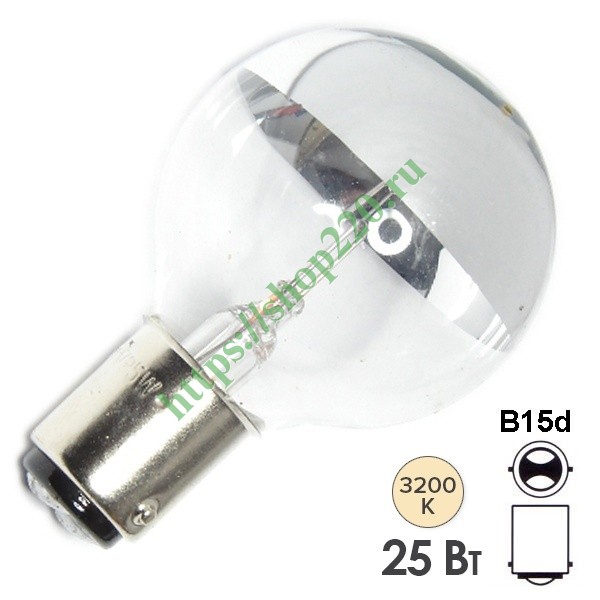 Лампа специальная галогенная 24V 25W b15d для бестеневого светильника