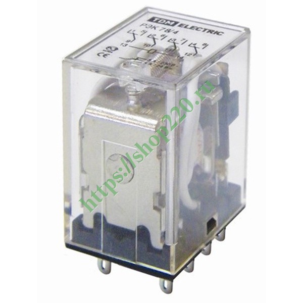 Реле РЭК78/4 3А 12В AC TDM SQ0701-0036 купить по недорогой цене в ...