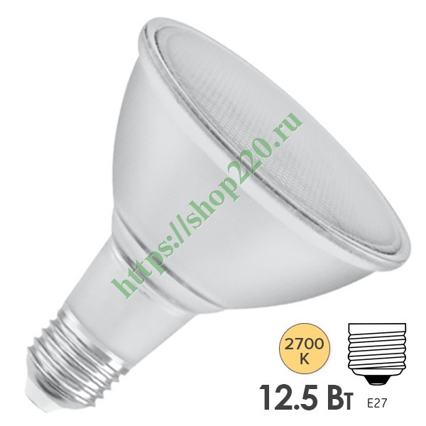 Лампа светодиодная Osram LED PARATHOM PAR38 DIM 120 12,5W 2700K 30° E27 1035lm